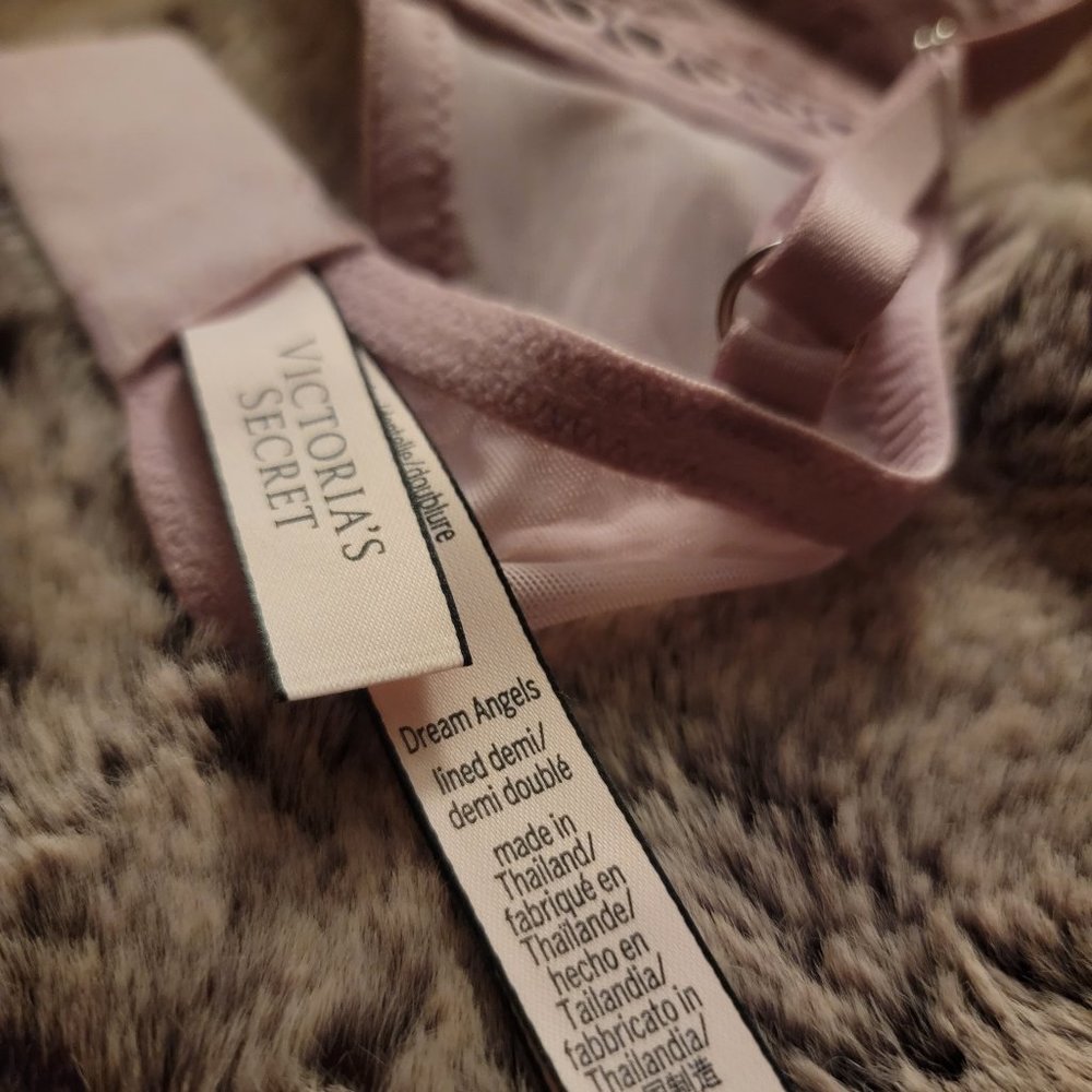 victoria's secret dream angels lined demi bra